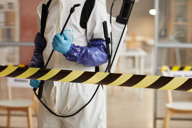 Professional Blood Cleanup technician working in Albany, TX